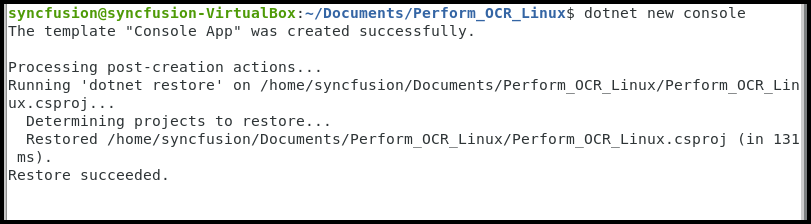 OCR Linux Step1