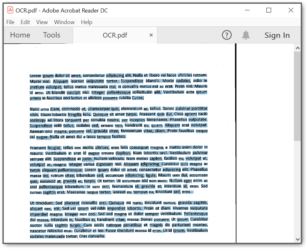 Output PDF screenshot