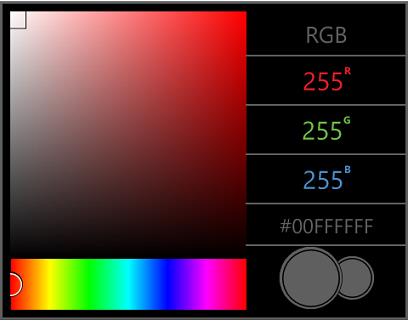Overview of SfColorPicker control