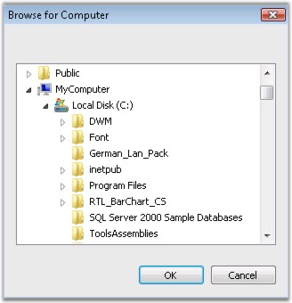 Folder Browser for Windows Forms