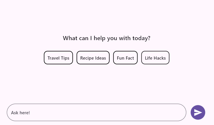 AI AssistView placeholder support