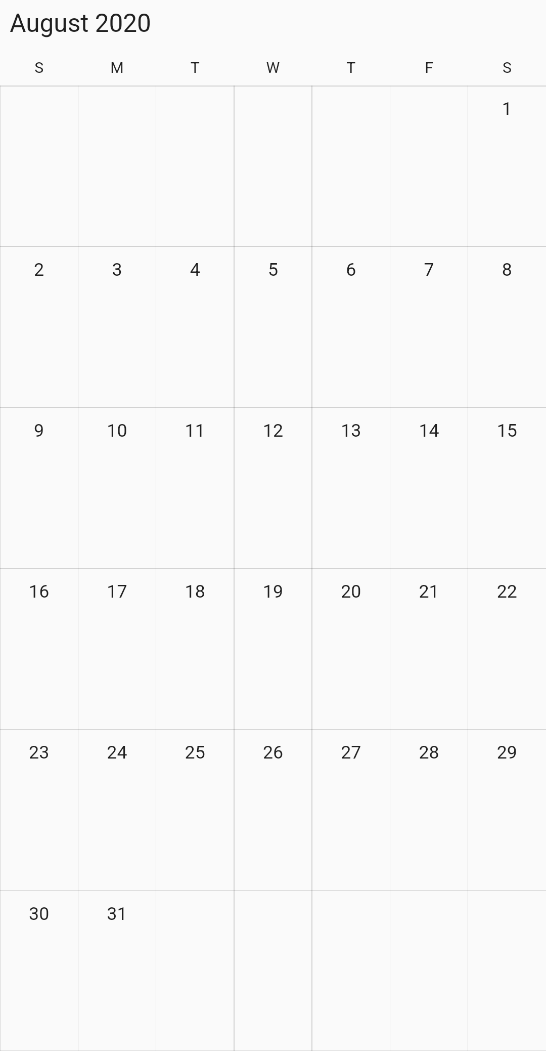 Blackout dates