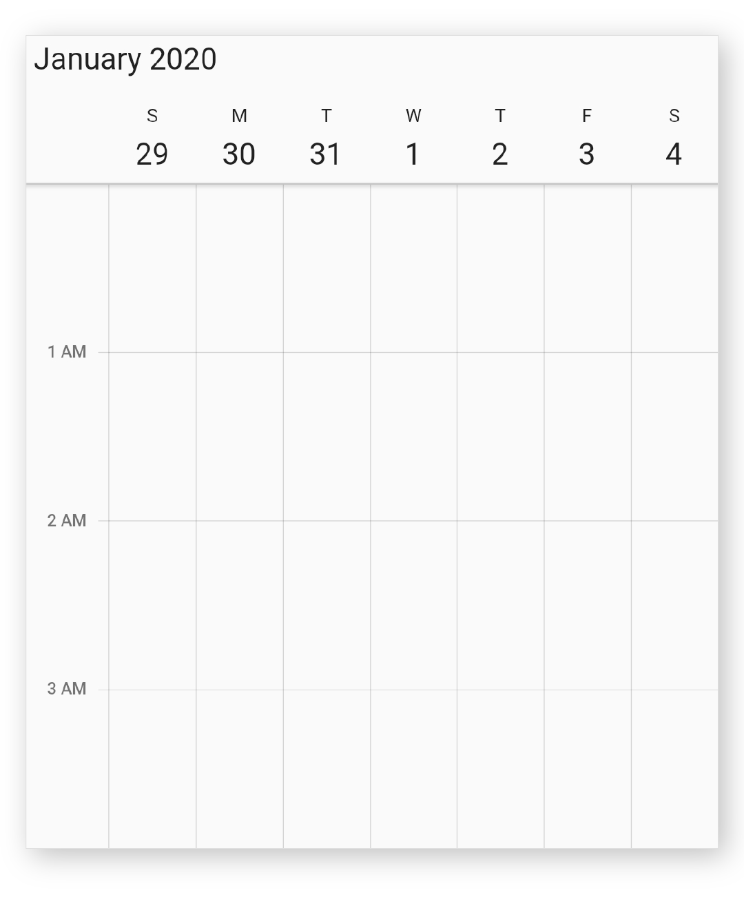 Change time interval height