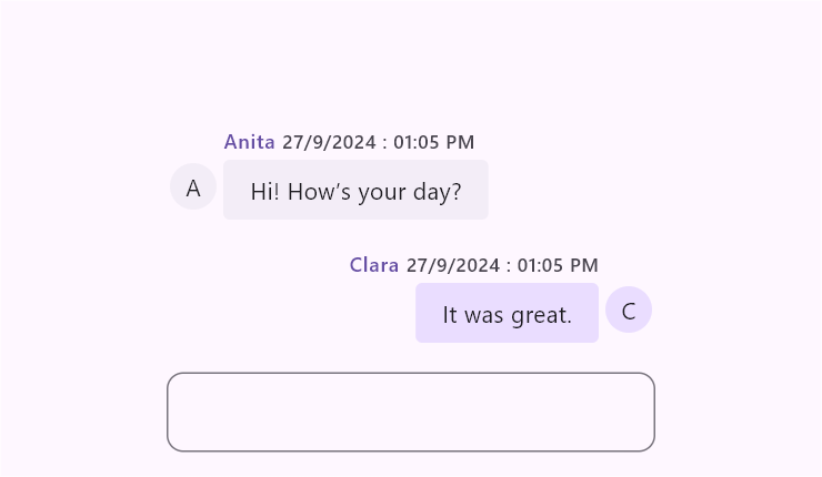Chat composer border