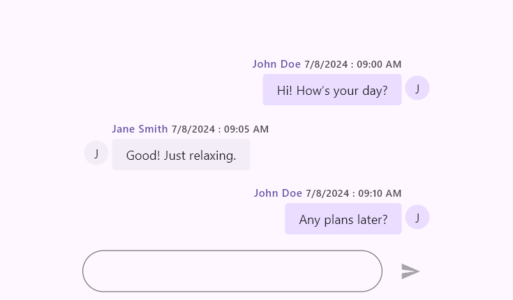 Action button Chat