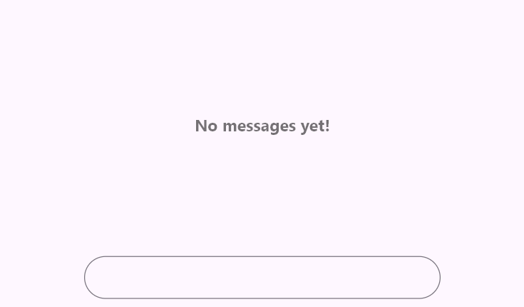 Conversation area placeholder