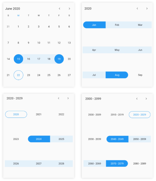RangeSelection Date Range Picker