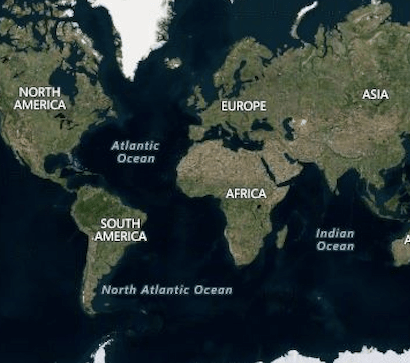 Bing maps aerial default
