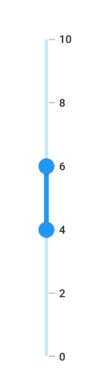 Range slider label support