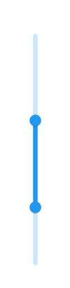 Track corner radius support