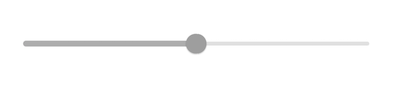 Disabled slider