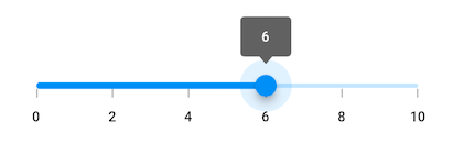 Slider tooltip support