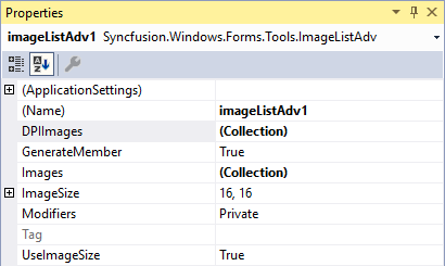 Images collection editor
