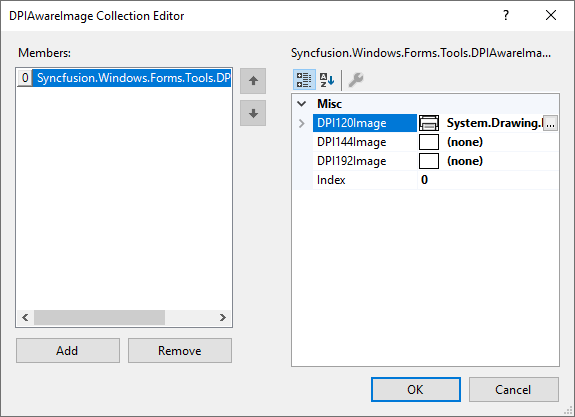Setting 125 scaling image
