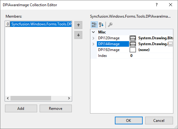 Setting 150 scaling image