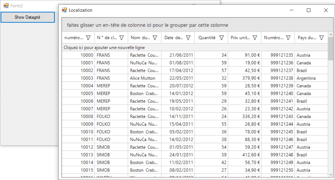 Windows Form Localization different assemblies