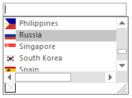 Windows Forms AutoComplete Office2016Colorful theme
