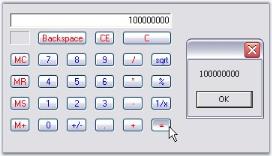 Calculation performed