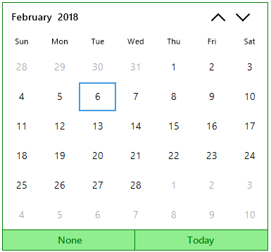 Footer customization
