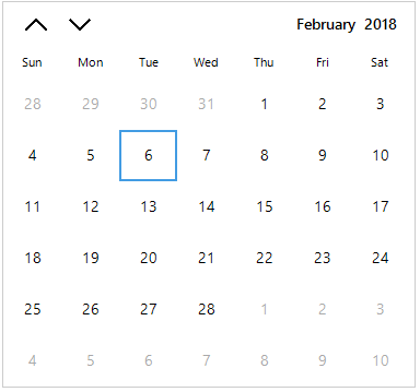 Navigation buttons alignment