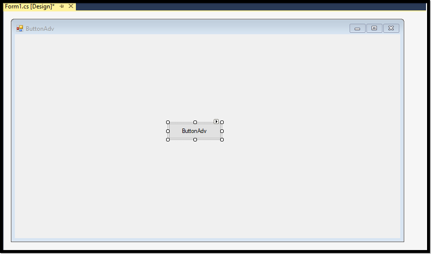 Windows forms ButtonAdv drag and drop from toolbox