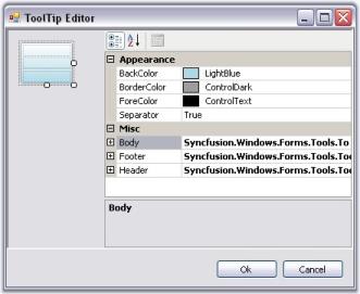 Customize the ToolTip items