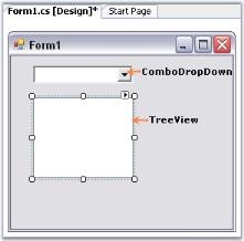 Drag and drop ComboDropDown control