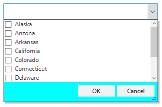 customization the DropDownStyle
