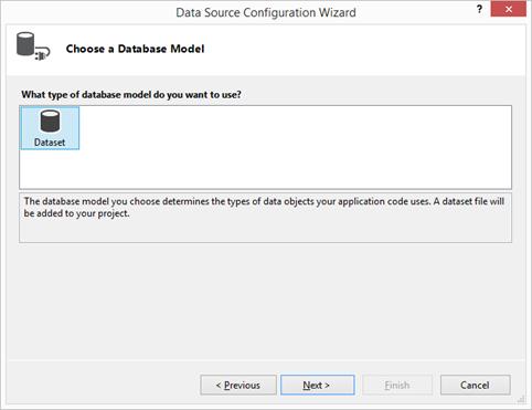 WinForms SfComboBox Datasource model choosing through the visual studio