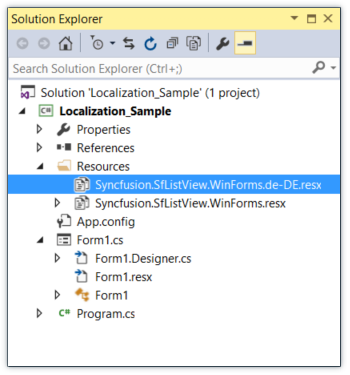 Newly added resource file