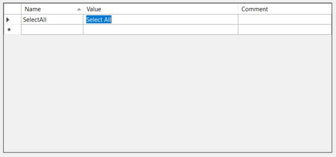 Editing the default strings
