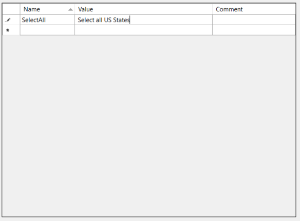Editing the default strings