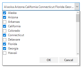Selecting multiple items