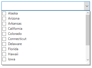 Drop-Down without buttons