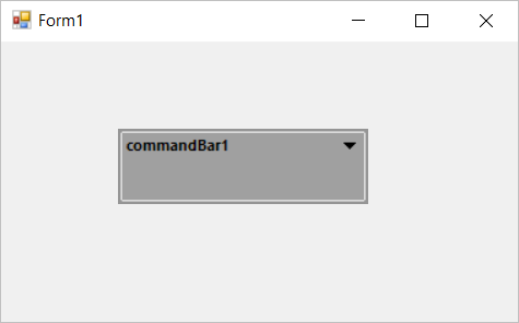 Close button hidden