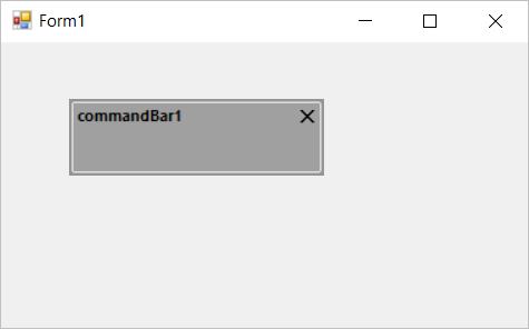 Drop down button hidden in float state