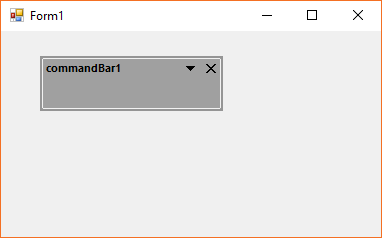Bottom dock state of command bar