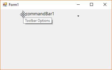 Disabled float mode in command bar