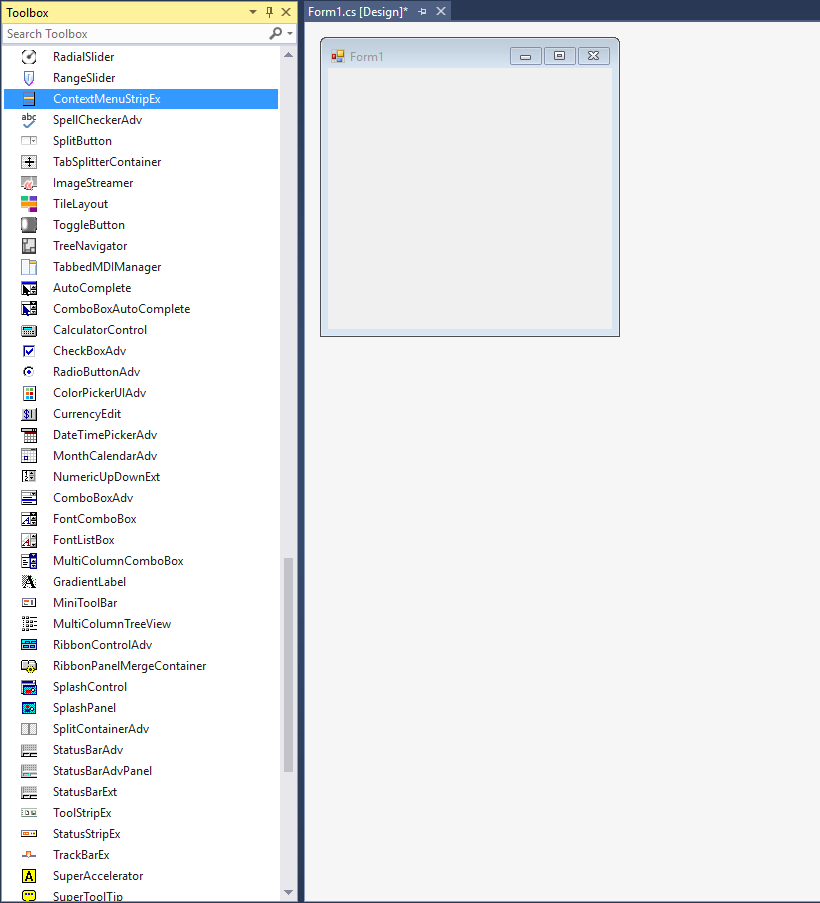 Adding a Context Menu
