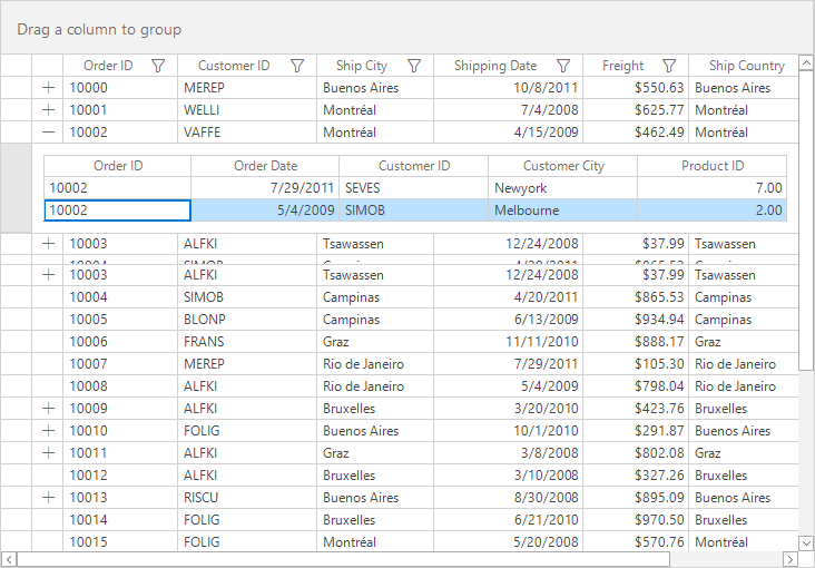 Office2019colorful theme applied in winforms datagrid