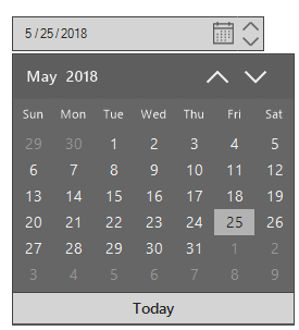 SfDateTimeEdit Office2016DarkGray appearance