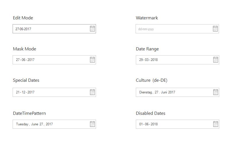 Overview of SfDateTimeEdit