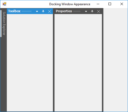 Office2016 DrakGray theme DockingManager