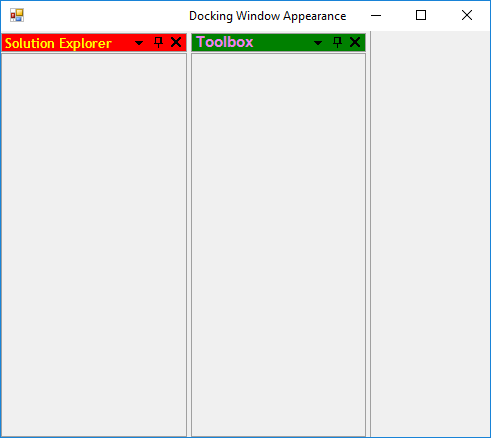 DockingManager with different active and inactive caption color