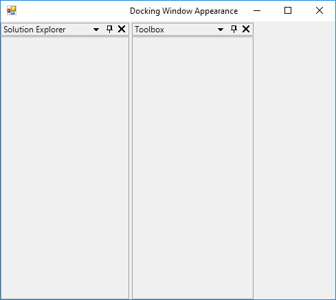 DockingManager without border in empty space