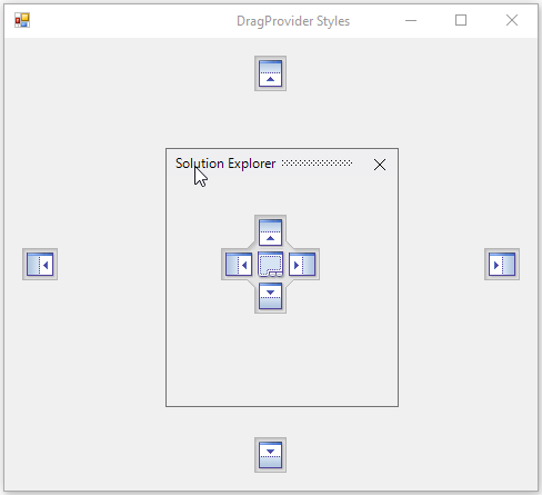 Visual Studio 2005 style docking guides in DockingManager