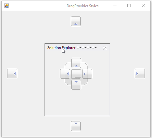 Visual Studio 2008 style docking guides in DockingManager