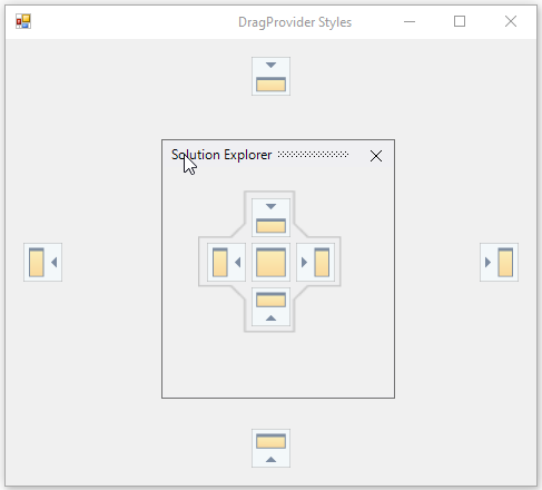Visual Studio 2010 style docking guides in DockingManager