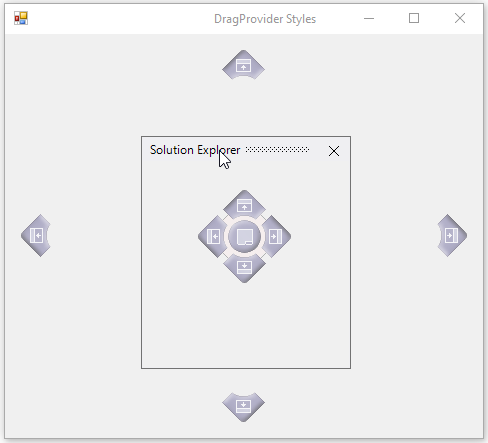Customized docking guides in DockingManager