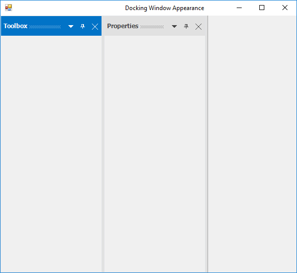 Increased dock window caption height in DockingManager